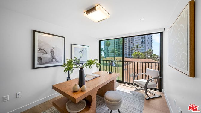 Home Office, Interior, Wood Texture Flooring