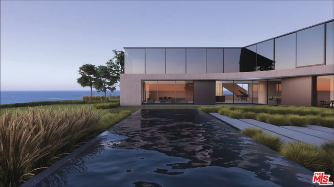 Backyard, Exterior, Facade, Water, Modern