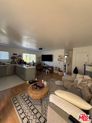 Interior, Kitchen, Living room, Recessed Lighting, Wood Texture Flooring