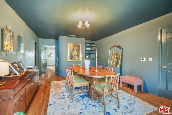 Dining room, Interior, Wood Texture Flooring
