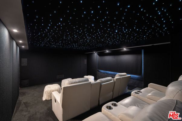 Home Theatre Room, Interior, Projection Screen, Recessed Lighting, Theatre Room