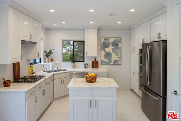 Interior, Kitchen, Recessed Lighting, Stainless Steel Appliances