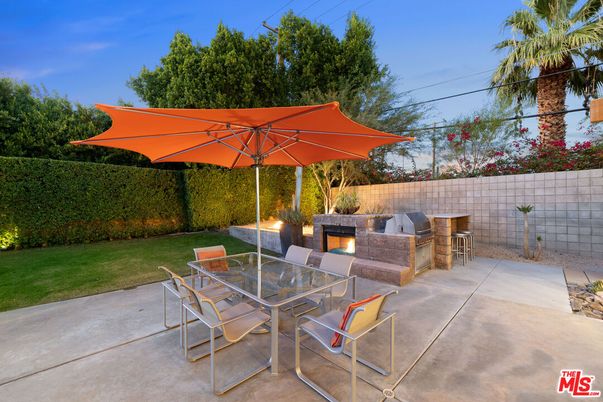 Backyard, Exterior, Fireplace