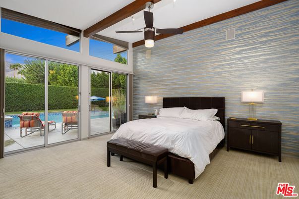 Bedroom, Interior, Wooden Beams