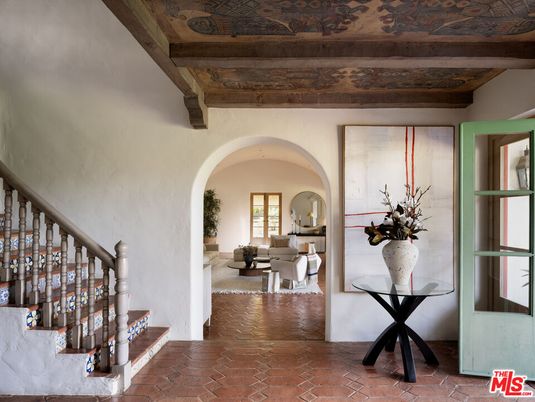 Interior, Living room, Wooden Beams