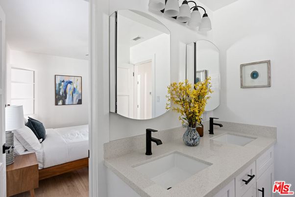Bathroom, Bedroom, Dual Sink Vanities, Interior, Wood Texture Flooring