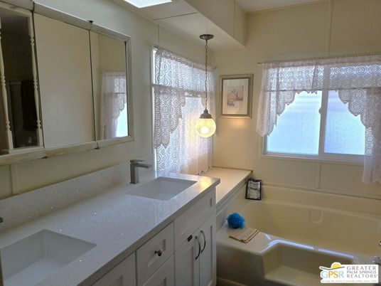 Bathroom, Dual Sink Vanities, Interior, Pendant Lights