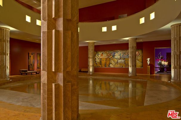 Interior, Recessed Lighting, Stone Walls