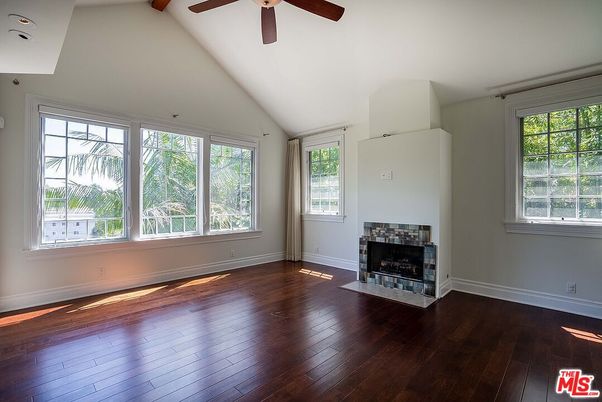 Empty room, Fireplace, Interior, Wood Texture Flooring