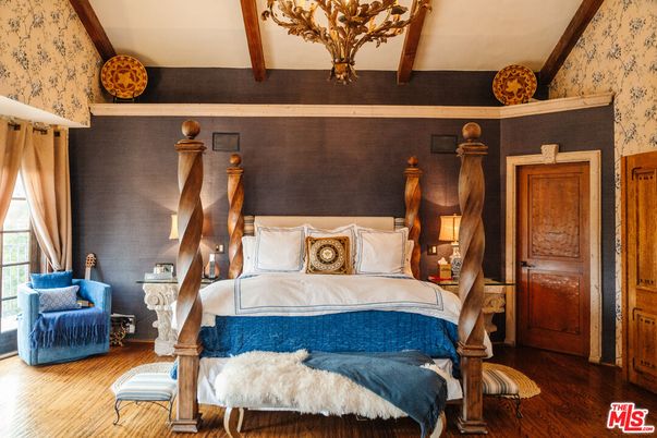 Bedroom, Interior, Wood Texture Flooring