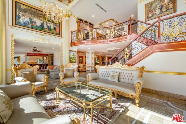 Chandelier, Interior, Living room, Recessed Lighting