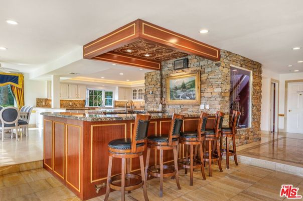 Interior, Recessed Lighting, Stone Walls