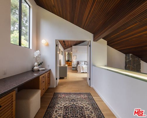 Bedroom, Interior, Wooden Ceilings, Wood Texture Flooring