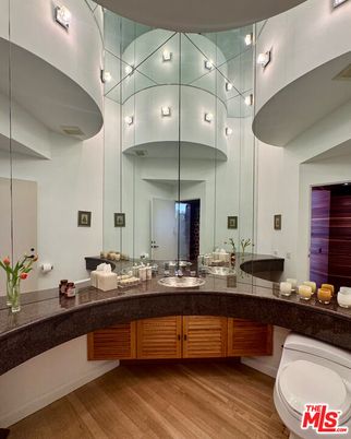 Bathroom, Dual Sink Vanities, Interior, Wood Texture Flooring
