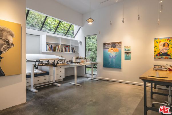 Home Office, Interior, Pendant Lights
