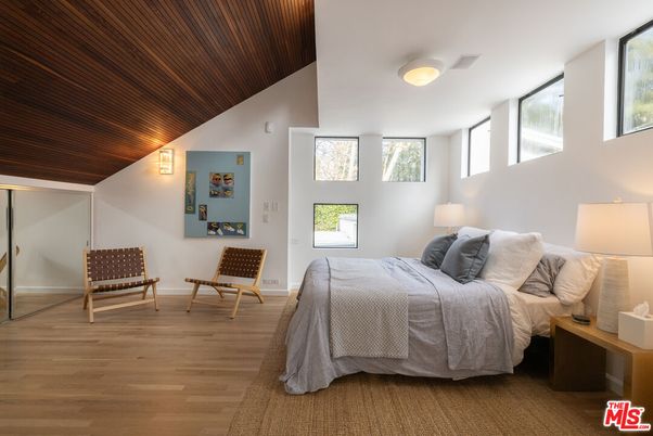 Bedroom, Interior, Wooden Ceilings, Wood Texture Flooring