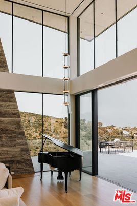 Interior, Pendant Lights, Piano, Wood Texture Flooring