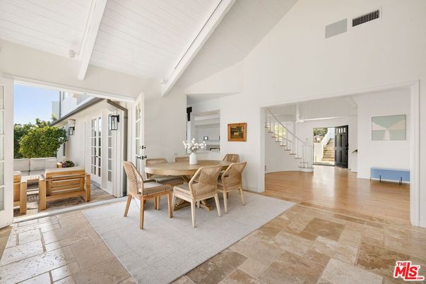 Dining room, Interior, Wood Texture Flooring