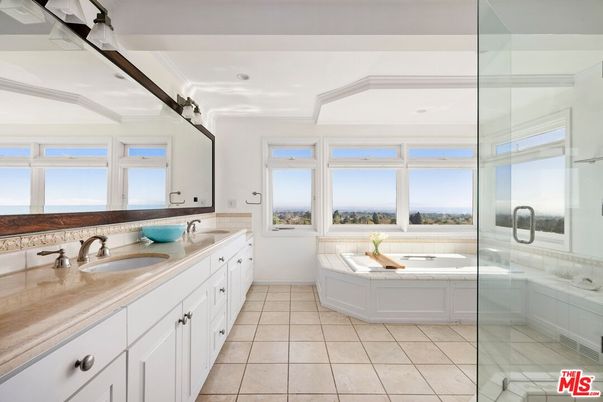 Bathroom, Dual Sink Vanities, Glass Shower, Interior