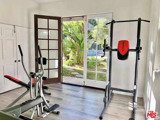 Fitness Equipment, Interior, Wood Texture Flooring
