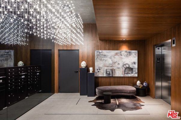 Elevator, Interior, Wooden Walls