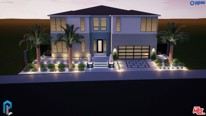 Attached, Exterior, Facade, Modern