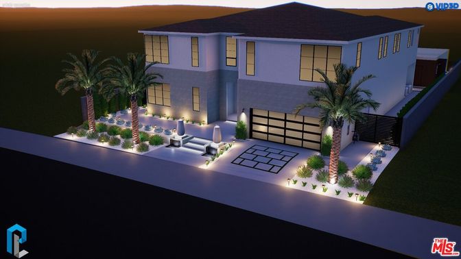 Attached, Exterior, Facade, Modern