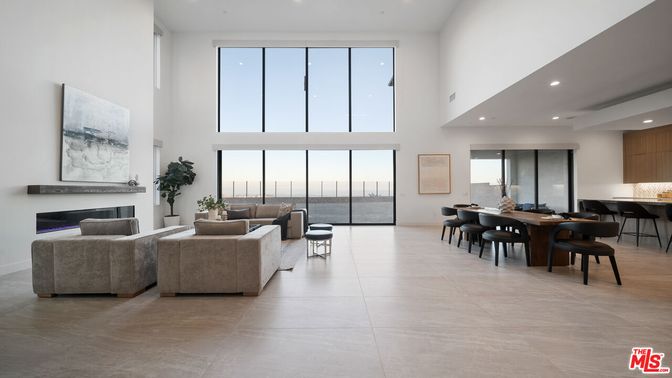 Dining room, Fireplace, Interior, Kitchen, Living room, Recessed Lighting