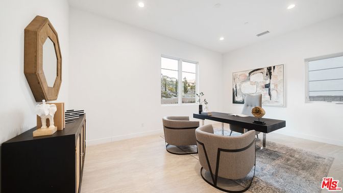 Home Office, Interior, Recessed Lighting