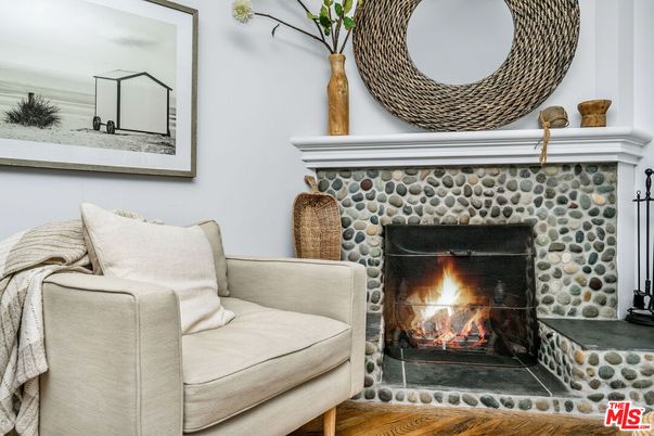 Fireplace, Interior, Wood Texture Flooring