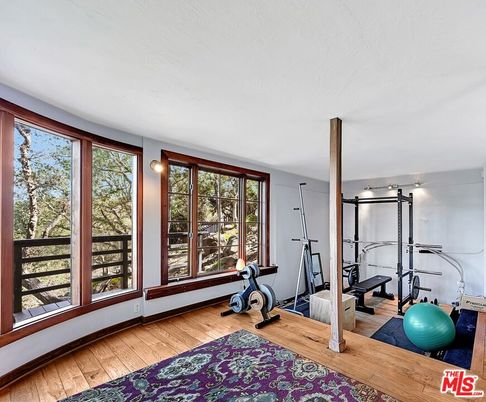 Fitness Equipment, Interior, Wood Texture Flooring