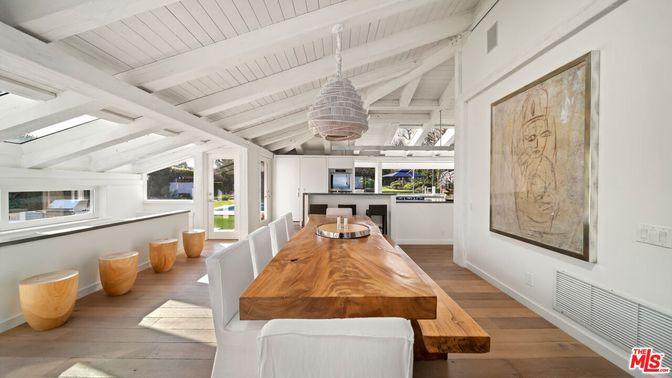 Dining room, Interior, Wood Texture Flooring