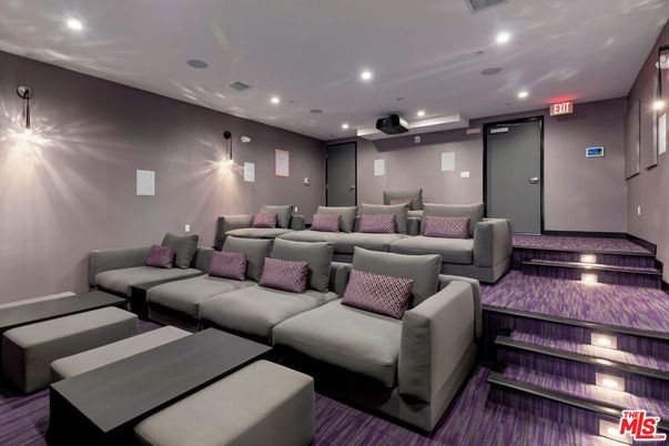 Home Theatre Room, Interior, Projection Screen, Recessed Lighting, Theatre Room