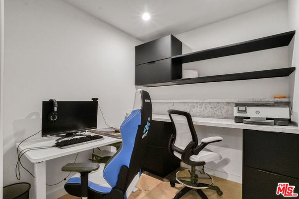 Home Office, Interior, Recessed Lighting
