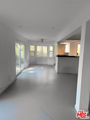 Empty room, Interior, Kitchen, Recessed Lighting