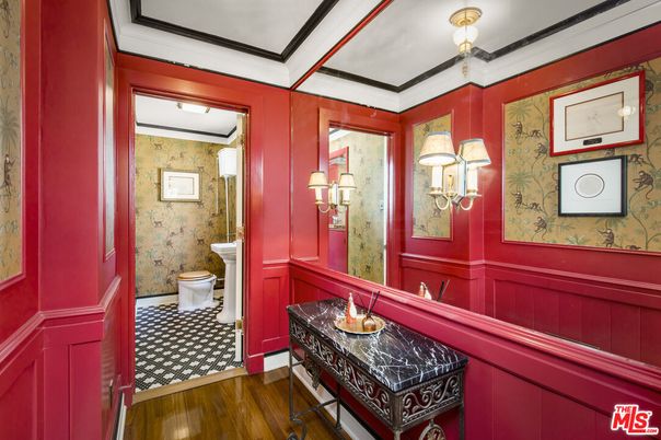 Bathroom, Interior, Wood Texture Flooring