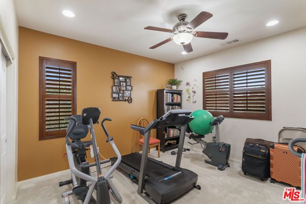 Fitness Equipment, Interior, Recessed Lighting