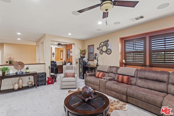 Interior, Living room, Recessed Lighting