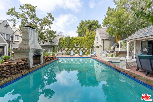 Exterior, Fireplace, Pool, Solar Panels