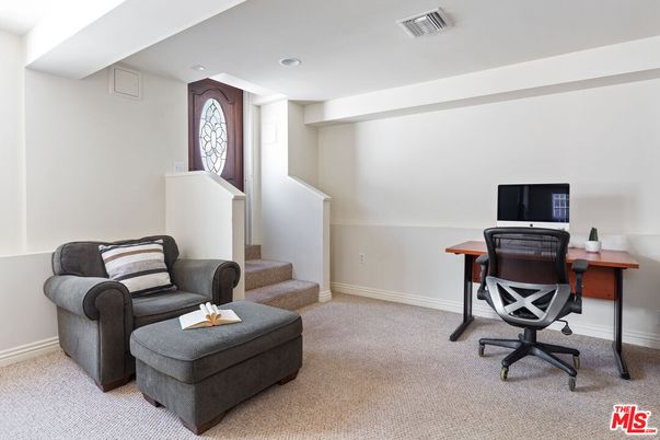 Home Office, Interior, Recessed Lighting