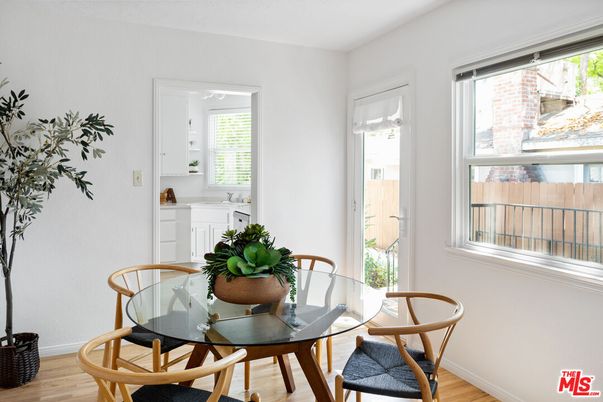 Dining room, Interior, Wood Texture Flooring