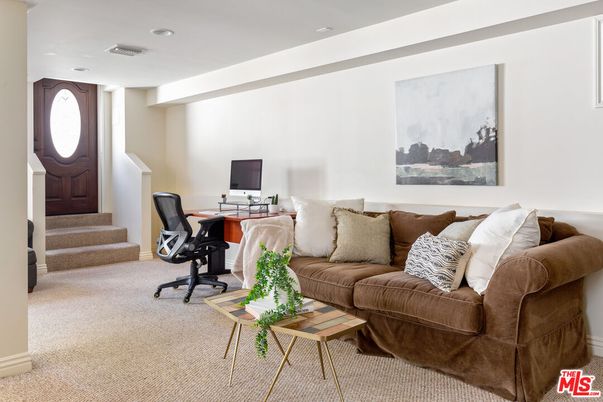 Home Office, Interior, Living room, Recessed Lighting