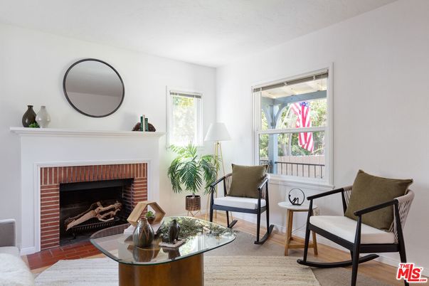 Fireplace, Interior, Wood Texture Flooring