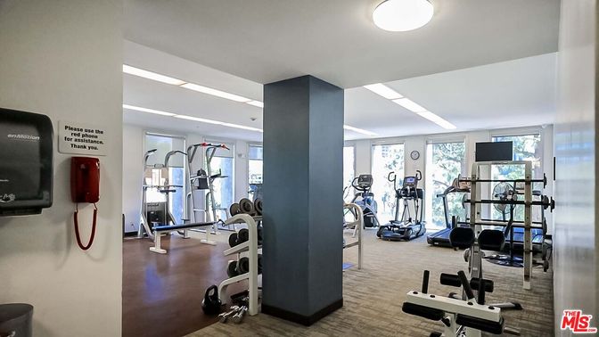 Fitness Equipment, Gym, Interior, Recessed Lighting