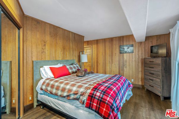 Bedroom, Interior, Wood Texture Flooring, Wooden Walls