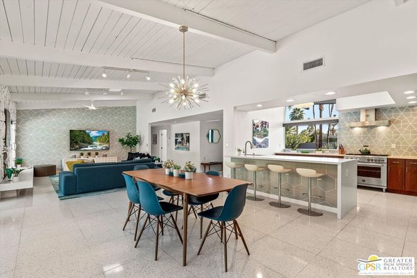 Dining room, Interior, Kitchen, Living room, Pendant Lights, Recessed Lighting