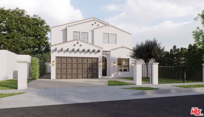 Attached, Exterior, Facade, Spanish Mediterranean