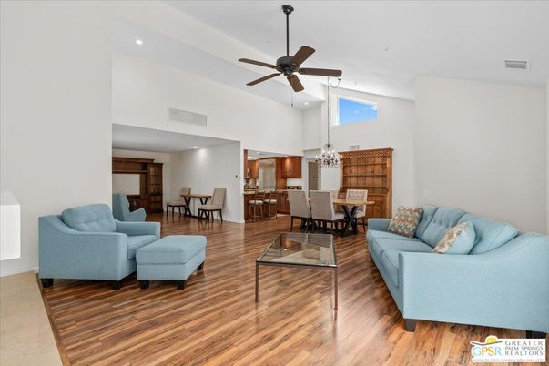 Chandelier, Dining room, Interior, Living room, Recessed Lighting, Wood Texture Flooring