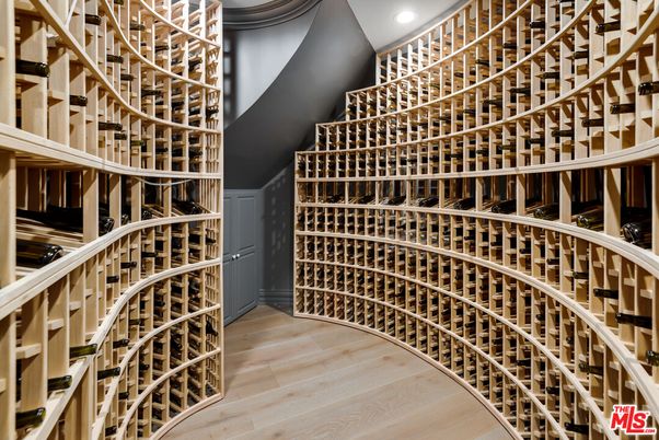 Interior, Recessed Lighting, Wine Storage, Wood Texture Flooring