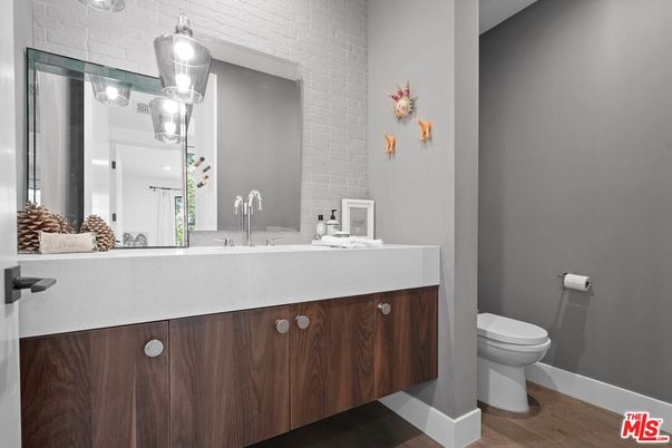 Bathroom, Interior, Wood Texture Flooring